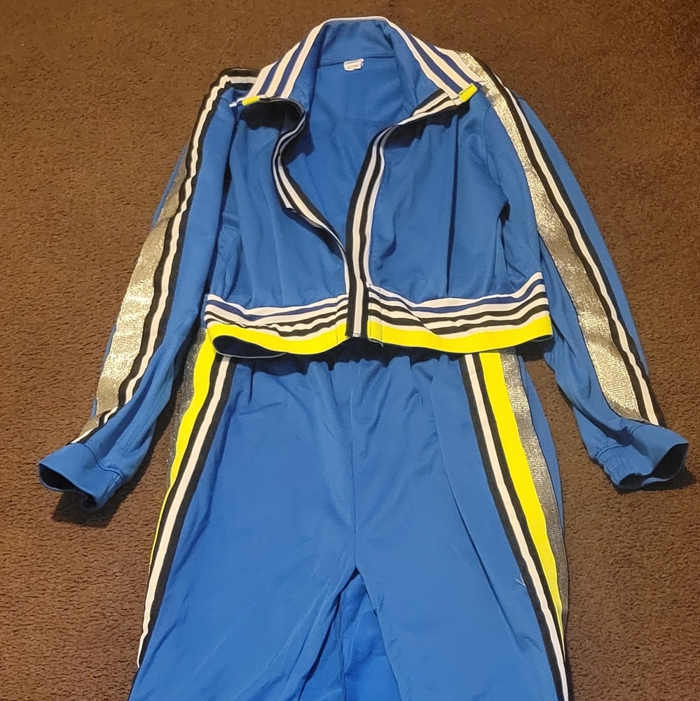 Philthy Ragz Track Queen 2PC Skirt Set NWOT